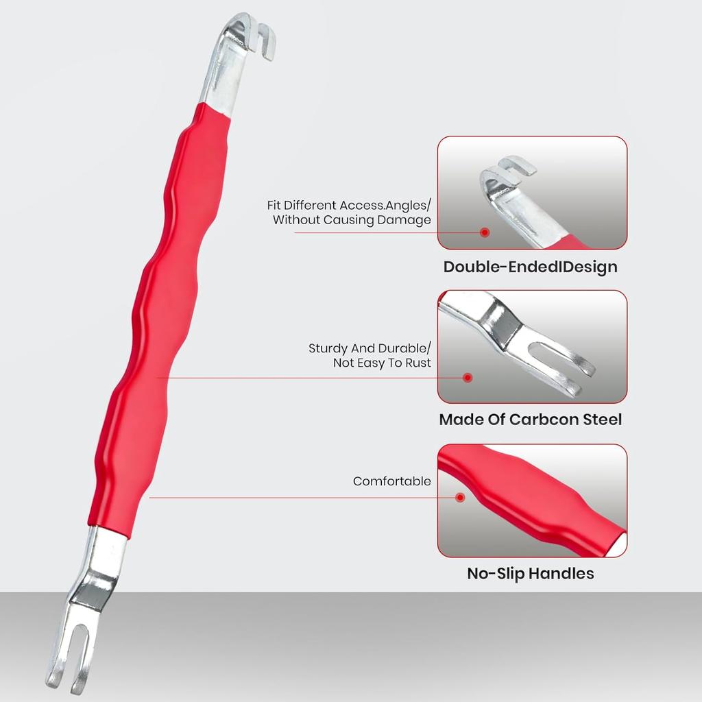 Плоскогубцы для разъединения электрических контактов, 4 шт., Автомобильные инструменты, Съемник зажимов топливной магистрали, Плоскогубцы для катушки зажигания, Красные