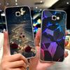 For Samsung J4 Plus Case Clear Cute Fashion Flowers Cool Painted Back Cover For Samsung Galaxy J4+ Phone Case SM-J415F SM-J415G