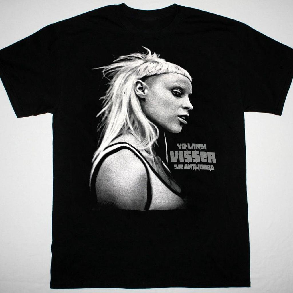 Yolandi Visser Die Antwoord T-shirt Black Cotton All Sizes S to 5XL