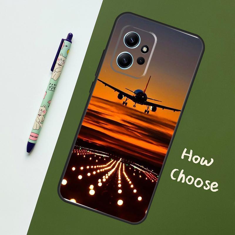 Чехол для телефона Авиалайнер Самолет Самолет Для Xiaomi Redmi Note 13 11 10 12 14 15 Pro Plus Чехол Для Redmi 15 14C 10C 13C 12C 15C