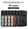 Бронированный противоударный чехол для iphone 17 16 15 14 13 12 Pro Max PLus 12 13 mini Автомобильный магнитный держатель Кольцо-подставка Защитная крышка для камеры