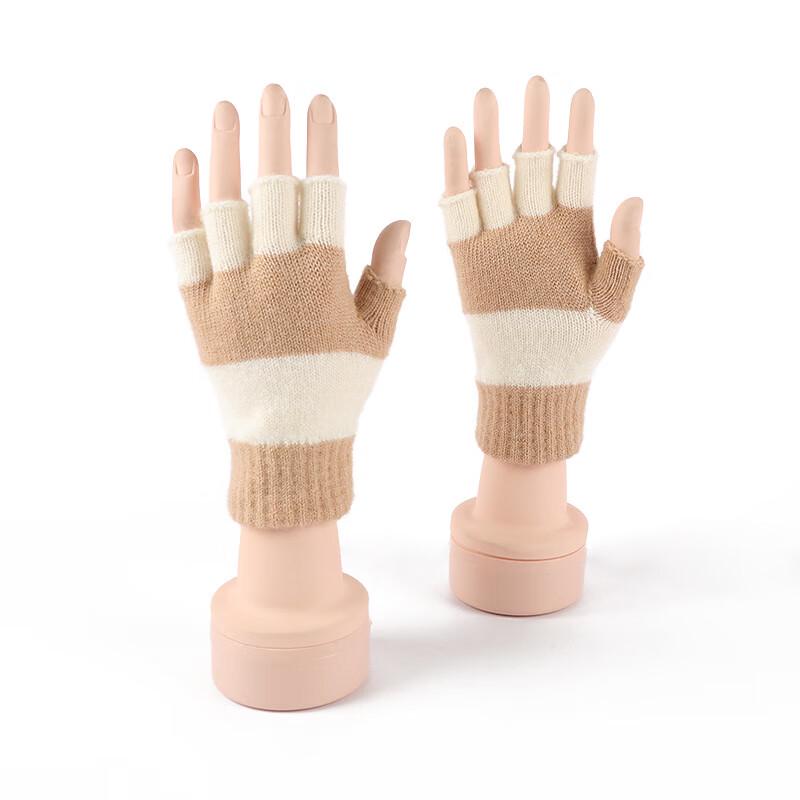 Женские зимние вязаные перчатки-варежки REACH STAR