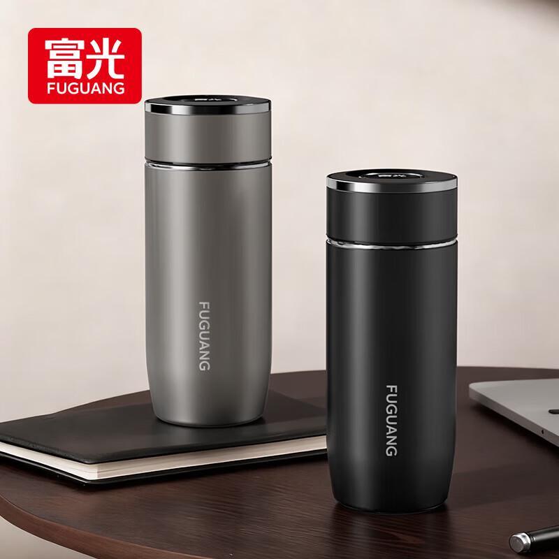 FUGUANG 400ml One-Button Pop-Up Insulated Water Bottle