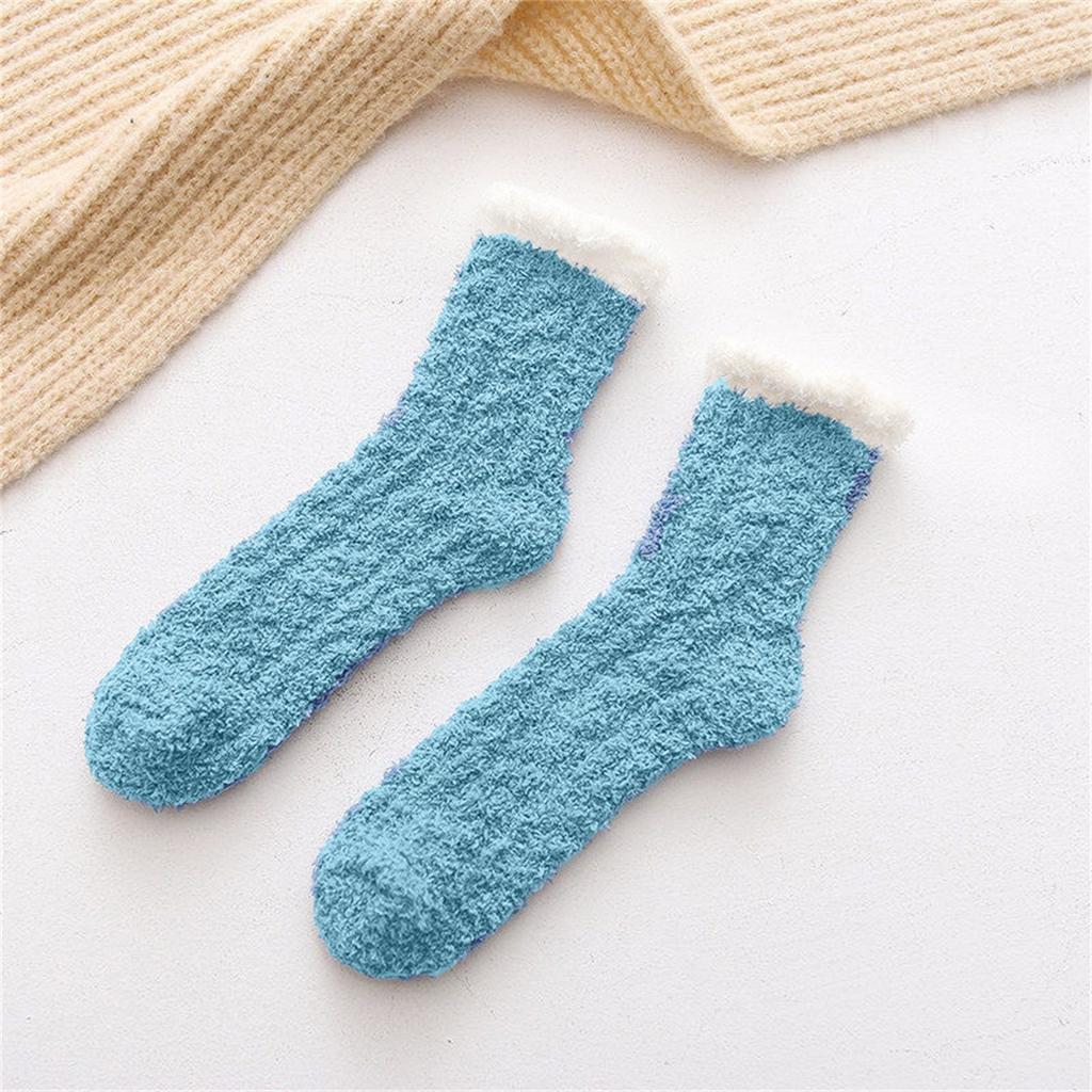 Нечеткие носки для женщин, теплые мягкие носки, толстые уютные плюшевые носки, зимние носки для женщин