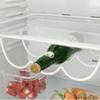 Creative Refrigerator Storage Rack Iron Wine Bottle Holder Fridge Wine Display Rack Tableware