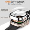 Waterproof Case for Apple Watch Ultra Screen Protector Case 49mm Straight Edge Cover iWatch series 8 SE 7 9 45mm 41mm 44mm 40mm