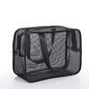 Portable Beach Pockets Quick Dry Cosmetic Organizer Case Durable Mesh Shower Bag  Bathroom