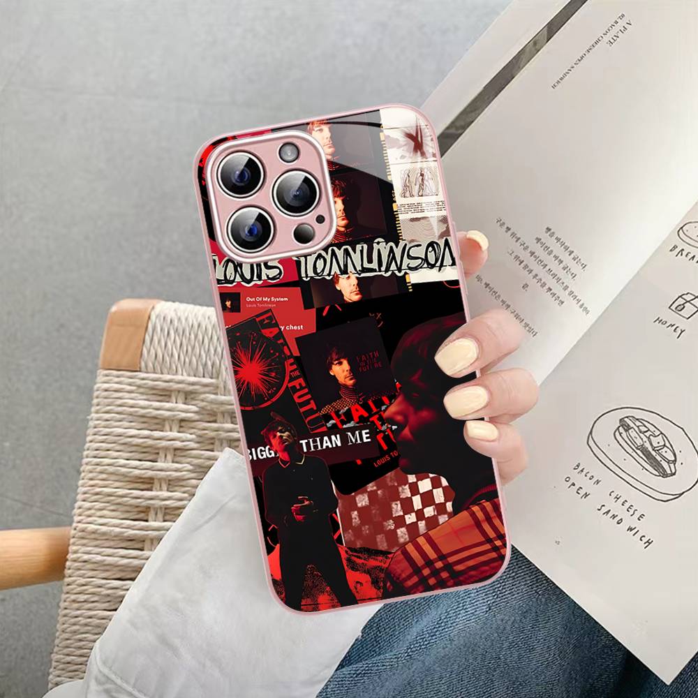 L-Luis M-Miguel Singer Для IPhone 14 13 12 Mini 11 Pro XS Max X XR 14 Plus Закаленное Стекло Чехол