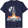 Artemis II Возвращение на Луну 2026 Унисекс Футболка Унисекс Футболка