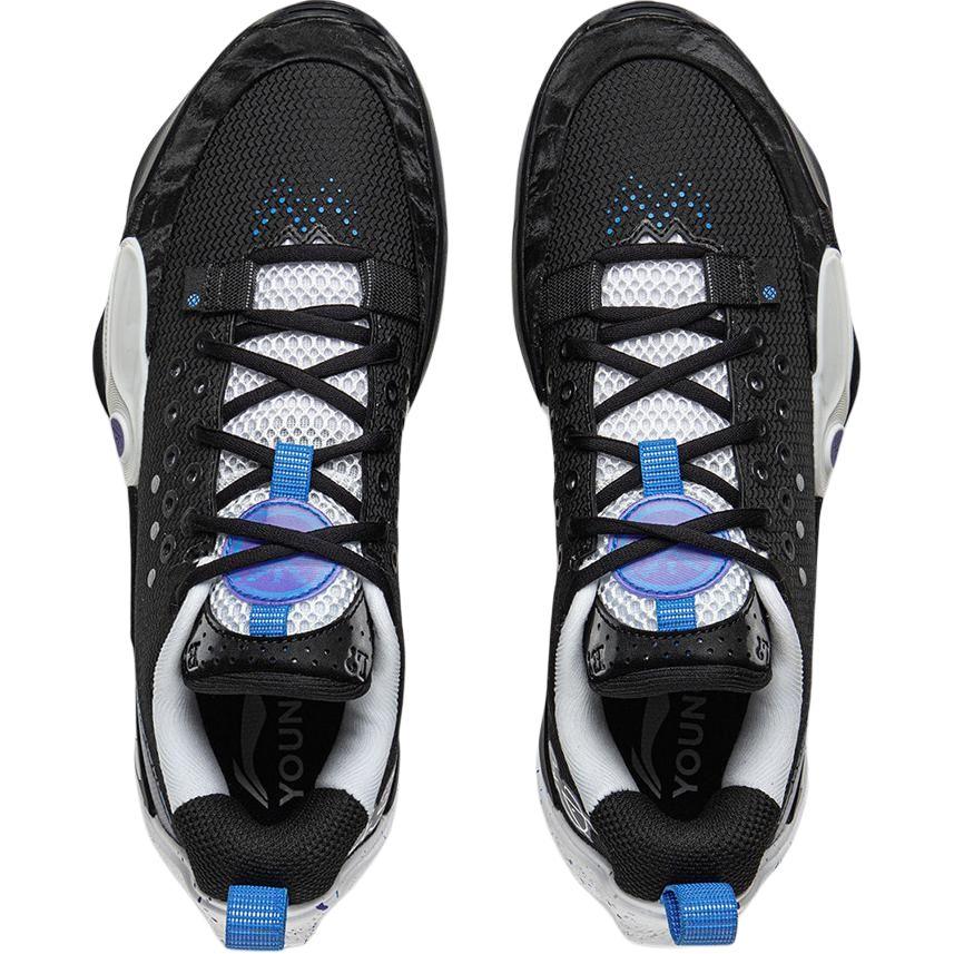 Li Ning Wade All City 13 Удобные Мягкие Нескользящие Износостойкие Поддерживающие Низкие Баскетбольные Кроссовки Детские баскетбольные кроссовки Черный YKBV010-1