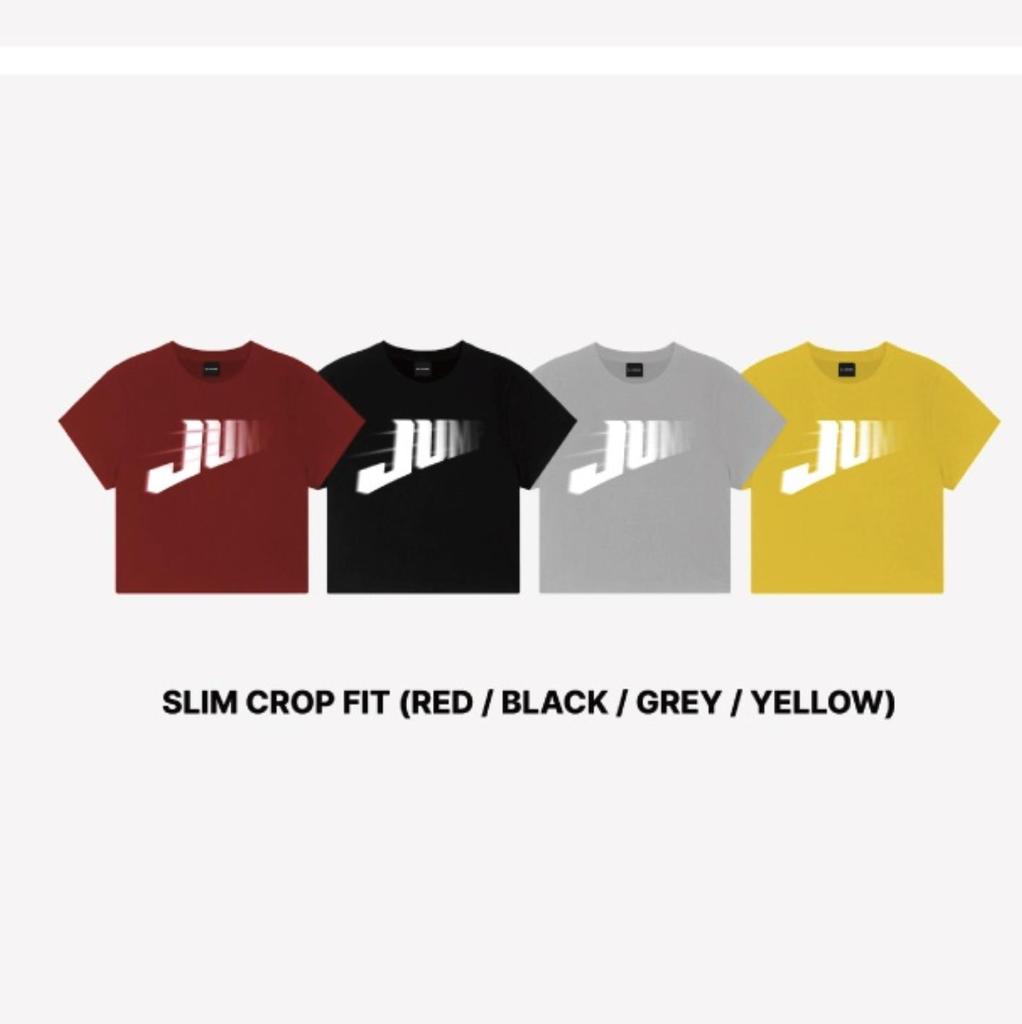 BLACKPINK “JUMP” Official T-Shirt Collection – PHOTO T-Shirt / LOGO T-Shirt (Slim Crop / Standard / Oversized)