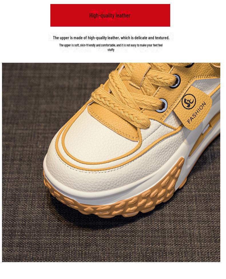 Женские модные папины кроссовки: Легкая, толстой подошвой, увеличивающая рост повседневная спортивная обувь на осень 2024 г.