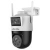 Dahua 8MP 4G Двухобъективная Уличная PTZ Камера Безопасности CN вилка (адаптер в комплекте)