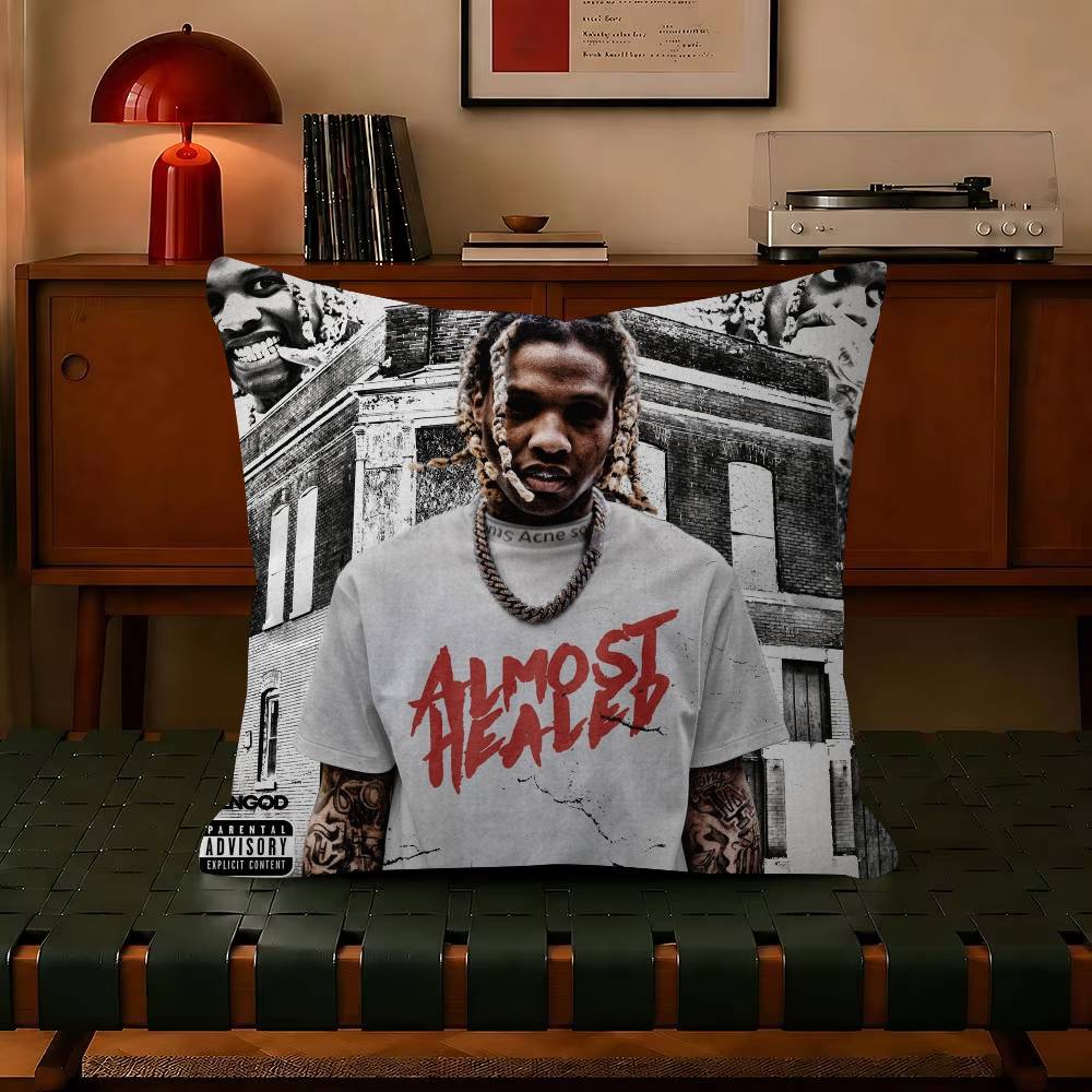Подушка с глубокими мыслями рэпера Lil Durk Подарок Декор для домашнего офиса Спальня Диван Автомобильная наволочка чехол x