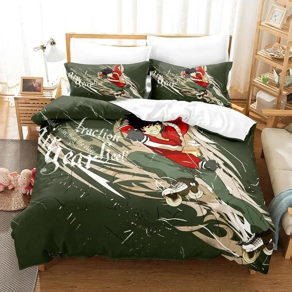 Комплект постельного белья Anime Air Gear Single Twin Full Queen King Size Bed Set Adult Kids Bedroom Duvet Cover Sets Anime Bed Sheet Set