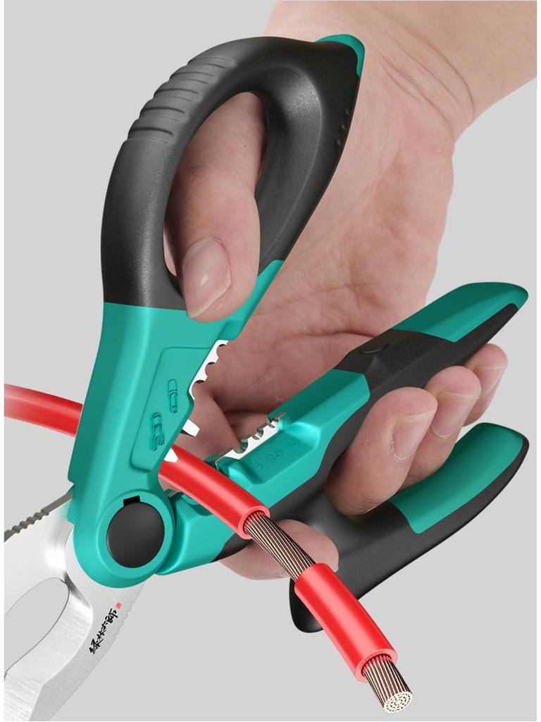Мастер-инструмент электрика для снятия изоляции и обжима проводов - Инструмент для снятия изоляции, резки и ножницы для кабелей