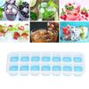 2pcs Food Grade Silicone Ice Cube Tray Removable Lid Freezer Ice Mold Stackable Ice Cube Mold  Home
