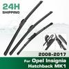 For Opel Insignia Hatchback MK1 2008-2017 2009 Wiper Front & Rear Wiper Blades Windshield Windscreen Window Brushes 24"+18"+20