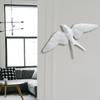 Elegant Resin Bird Wall Art - Nordic Hanging Sculpture for Home and Office Decor