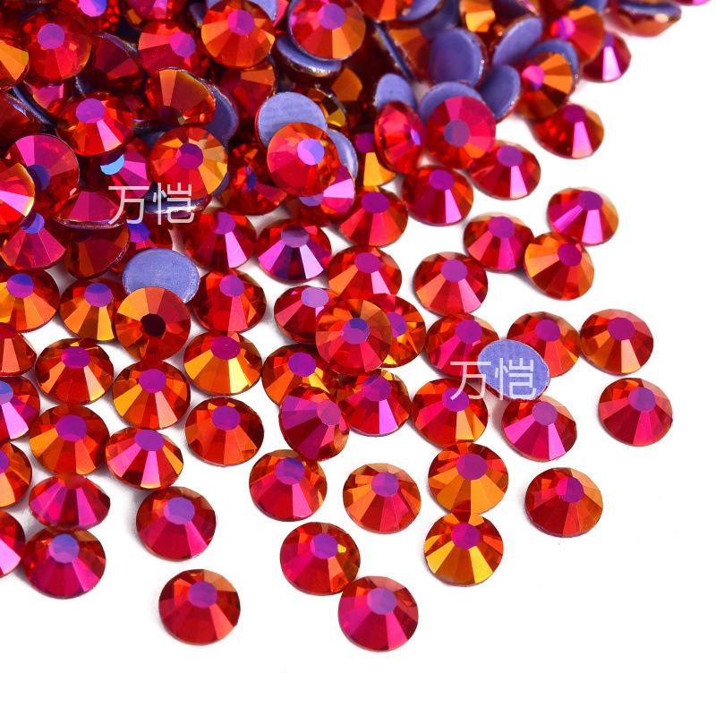 Китай Красный Стекло Горячий Алмаз, Термоплавкий Клей Стразы Diy Одежда Кристалл Ювелирные Изделия Декоративные Красота Креативные Аксессуары