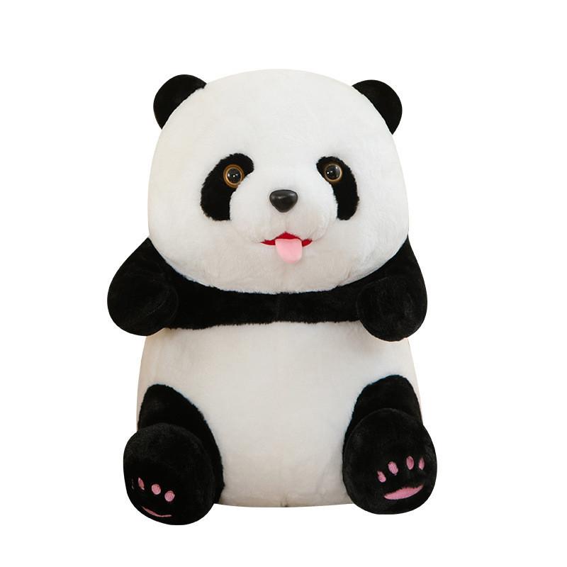 Panda Teddy Bear Doll Unique Design Logo Embroidery 45cm Height Premium Material