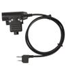 U94 PTT 2 Pin Plug and Play Hands Free Push To Talk Adapter for Alan for Midland Radio