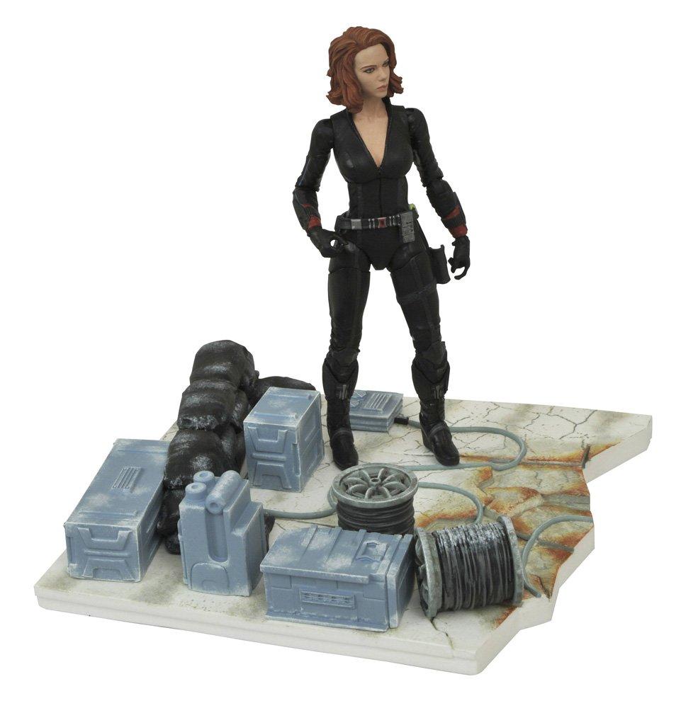 Фигурка Черной Вдовы из серии Marvel Select, высота около 18 см, «Мстители: Эра Альтрона», предварительно окрашенная,
