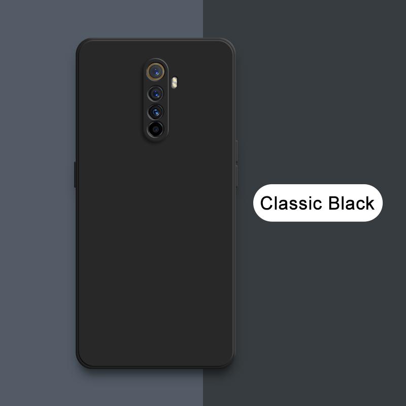 Классический квадратный жидкий силиконовый чехол для Realme X XT Master X2 Pro 360 противоударный мягкий мобильный чехол RealmeX X2Pro защитные сумки