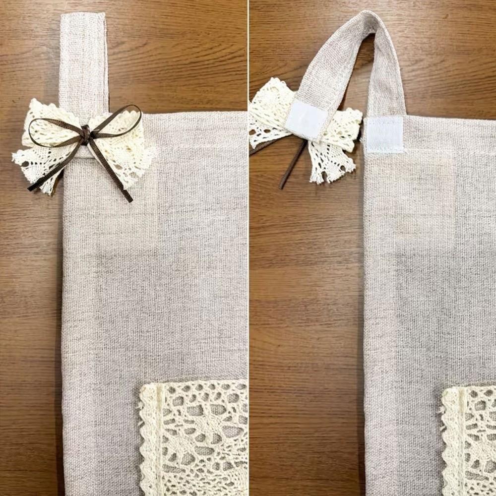 Rustic Kitchen Stove Cover Skirt Vintage Boho Curtain Panel Partition Door Cabinet Curtain Kitchen