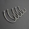 50pcs/pack 8011 Coating High Carbon Fishing Hooks Barbed Hooks Stainless Steel Carp Fishing