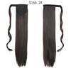 LISI HAIR Long Straight Wrap Around Clip In Ponytail Hair Extension Heat Resistant Synthetic  Pony Tail Fake Hair