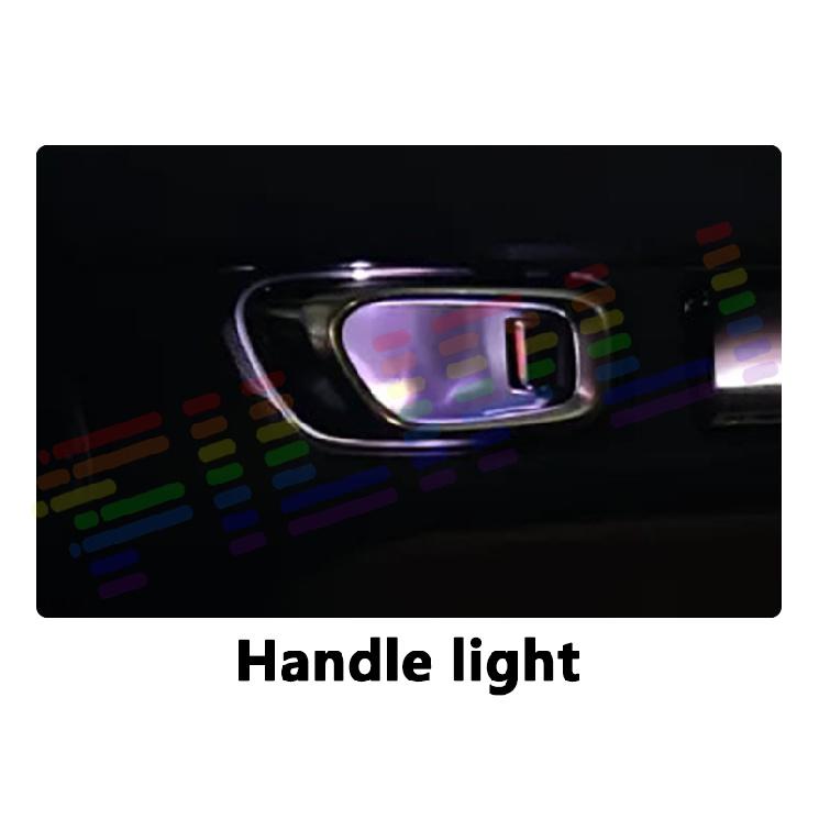 6 In1 for BMW X5 E53 E70 Car LED Ambient Lamps Colorful Atmosphere Lights Auto Interior Neon Strip 64 RGB Lighting 12V 64 colors Neon Lights 4