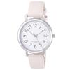 Fieldwork ST245Z-1 Women's Analog Pluie Large Waterproof Wristwatch with Leather Strap, White