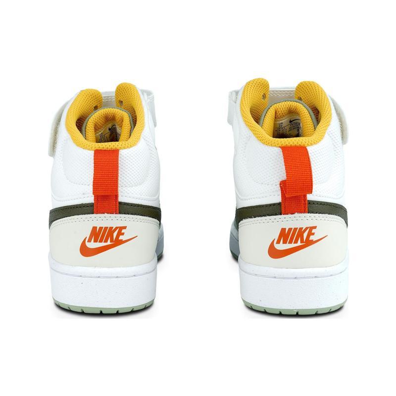 Nike Кроссовки Court Borough Mid Off White Green GS FV3649-171
