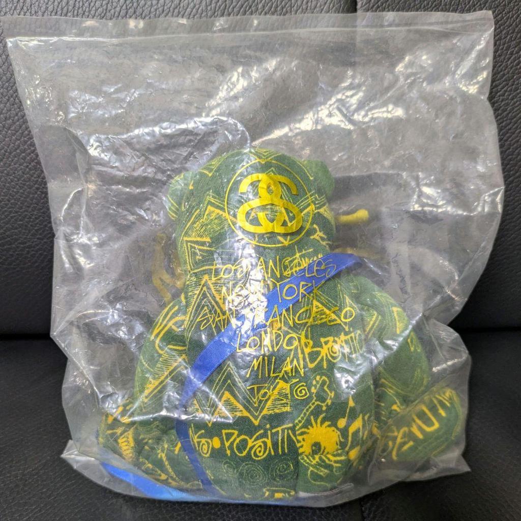 [USED] Not for Sale Novelty Stussy Teddy Bear Rasta
