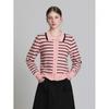 Ozoc Stripe Knit Cardigan