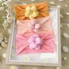 New children's suit headband, nylon flower baby seamless headscarf, soft and comfortable baby hair accessories