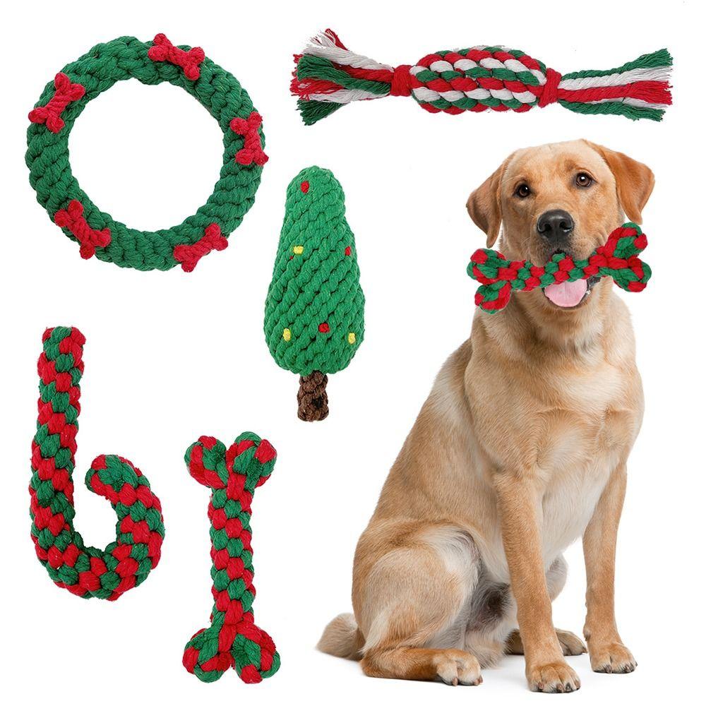 Подарок Щенок Интерактивный Кусать Жевать Игрушки для Питомцев Трость Хлопковые Веревки Узел Чистка Зубов Питомцев Игрушки для Собак
