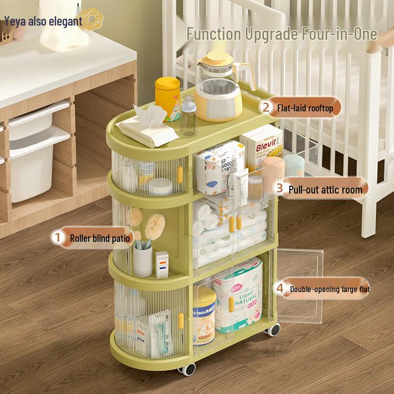 Yeya Foldable Multi-functional Storage Cart