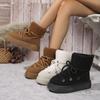 Thickened Snow Boots Thick Fleece Warm And Versatile Snow Cotton Boots