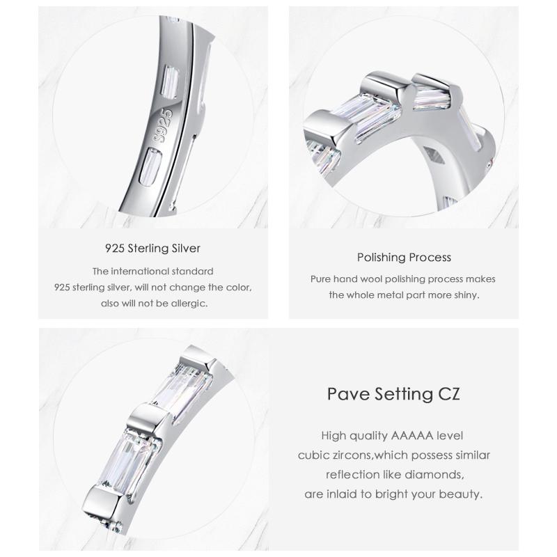 MODIAN Роскошное кольцо на палец из стерлингового серебра 925 пробы с прозрачным фианитом для женщин Cassic, свадебное и помолвочное серебряное ювелирное изделие