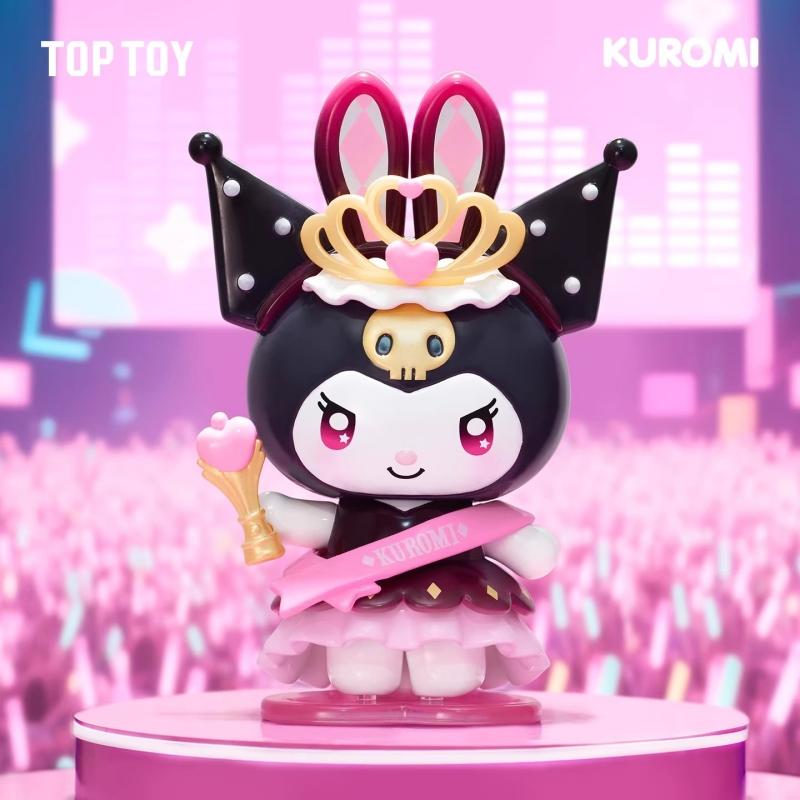 TOP TOY Sanrio Куроми Серия «Сияющий Идол» Кавайная Фигурка Игрушка Мультяшное Настольное Украшение Детская Модель Подарок на День Рождения