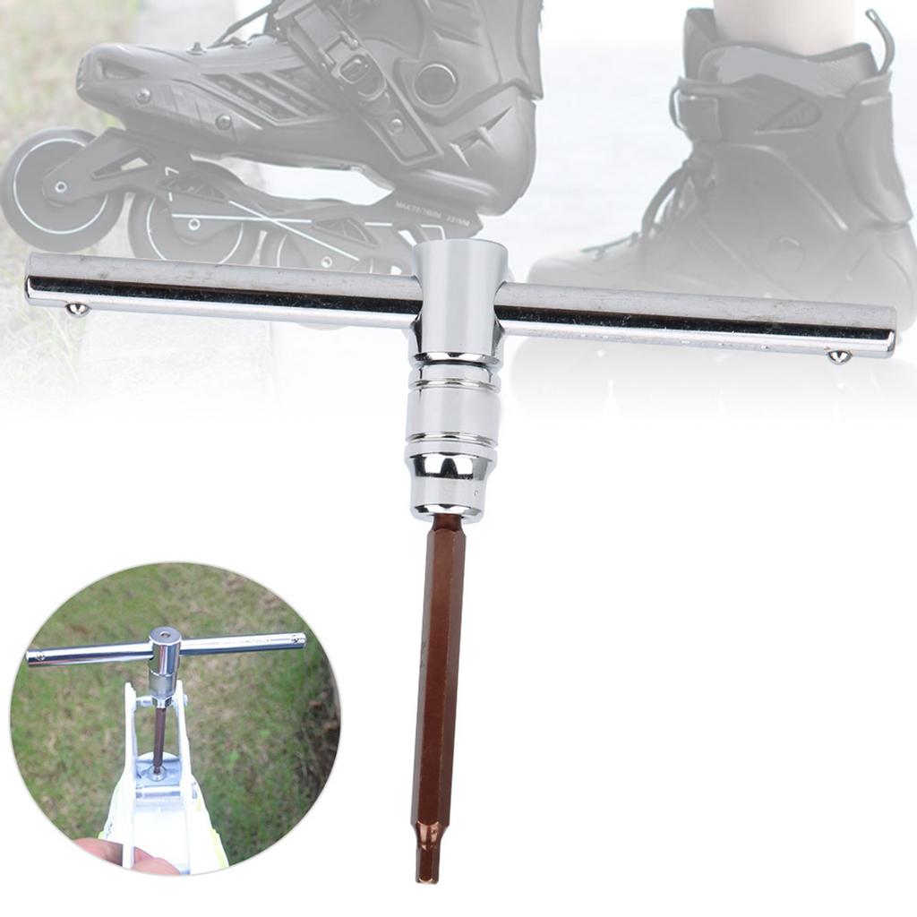 Аксессуары для роликовых коньков 15,5 см, Т-образная ручка, роликовые коньки, внутренний шестигранный ключ 4 мм