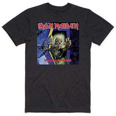 Футболка Iron Maiden No Prayer For The Dying, приталенная, размер L, черная, унисекс