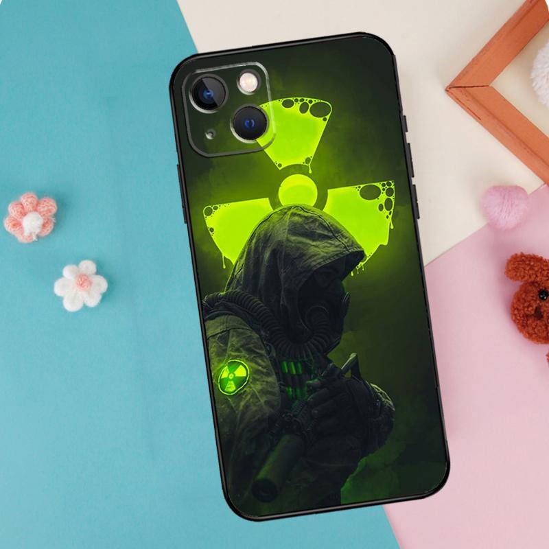 Nuclear Radiation Emblem Phone Case For iPhone 16 15 14 13 11 12 Pro Max Plus Mini XR 16e Funda Silicone Back Cover