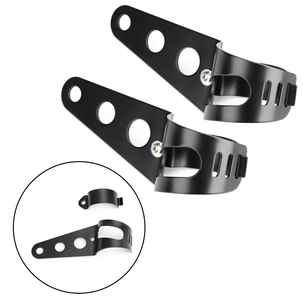 43мм-50мм Вилка Черный Кронштейн для Крепления Фары Мотоциклетный Адаптер Держателя Фары