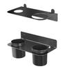 Two Drip Cups Oil Funnel Holder Heavy Duty Fluid Drain Funnel Kit Funnel Storage Rack  Oil Storage