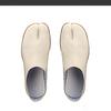 Fashion Pig Trotter Split Toe Shoes Women's Summer New Silver Horseshoe Shoes Lazy People A Step Flat Shallow Mouth
