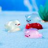 Cartoon Luminous Manta Ray Ornament Mini Glow Animal Pendant Micro Garden Landscape Diy Toys Fish Tank Craft Decoration