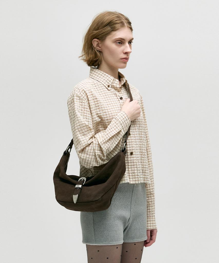 Margesherwood Belted Hobo Medium_Hush Nubuck